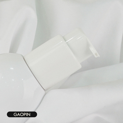 o champô 6.087oz plástico engarrafa o carimbo quente da luva de alumínio
